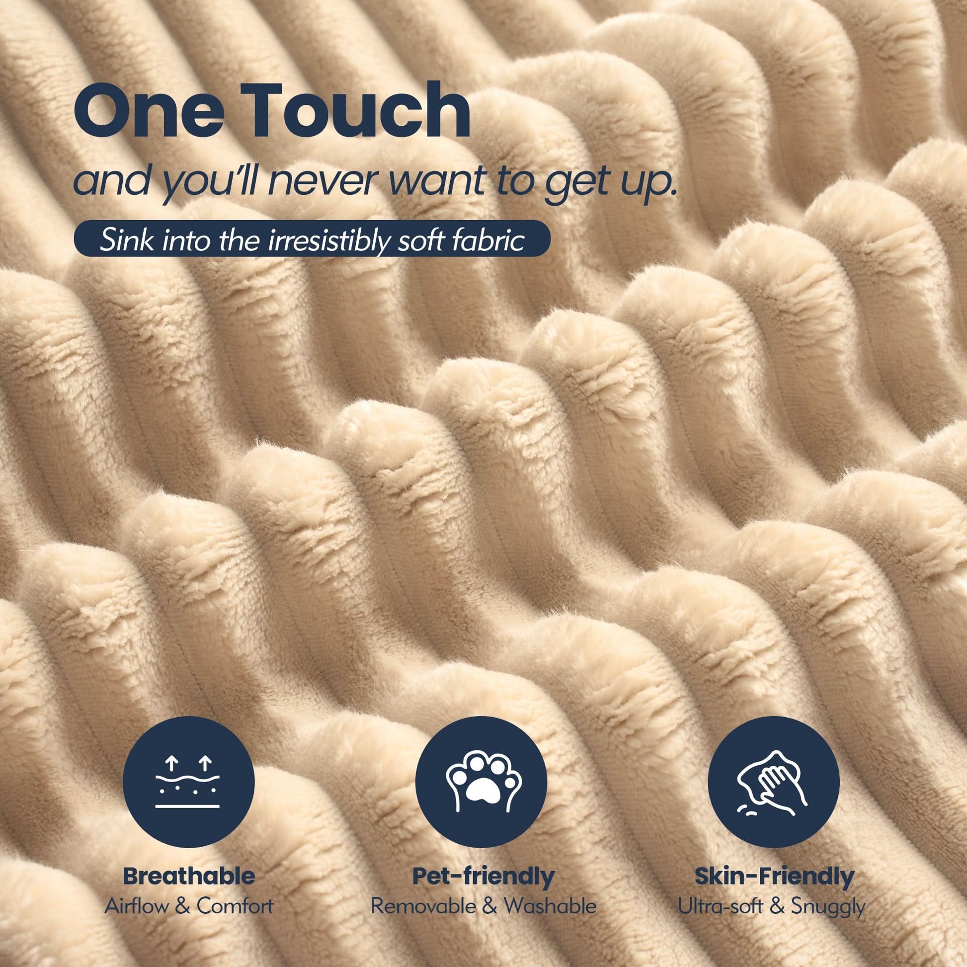 OVIOS 105" Modular Sectional Sofa with Chaise,Deep Seat Cloud Couch, Modern L-Shape